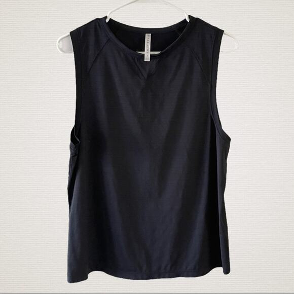 Fabletics Womens Eco-Conscious Muscle Tank Small Black Workout Exercise Training - Picture 1 of 7